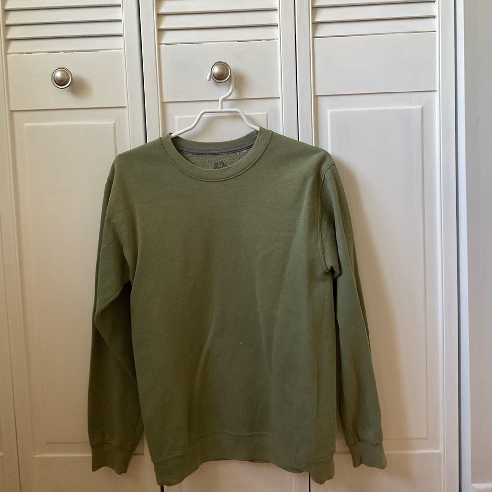 Fruit of the Loom Sage Green Fleece Shirt